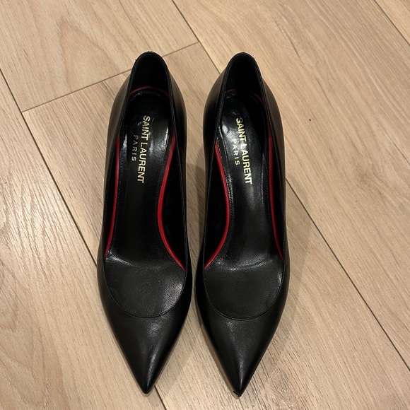 Saint Laurent Black and Red Women's Heels - Picture 1 of 10